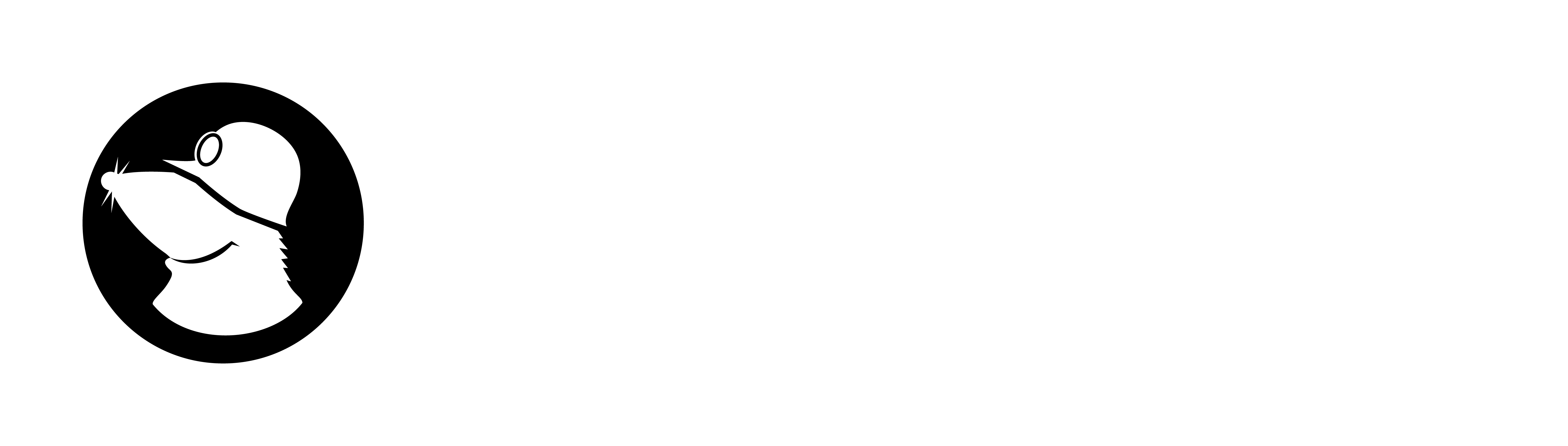 Mullvad VPN Logo BW negative